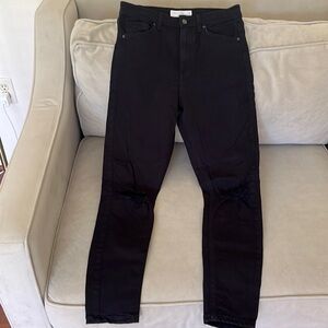 Top shop black jeans size 28